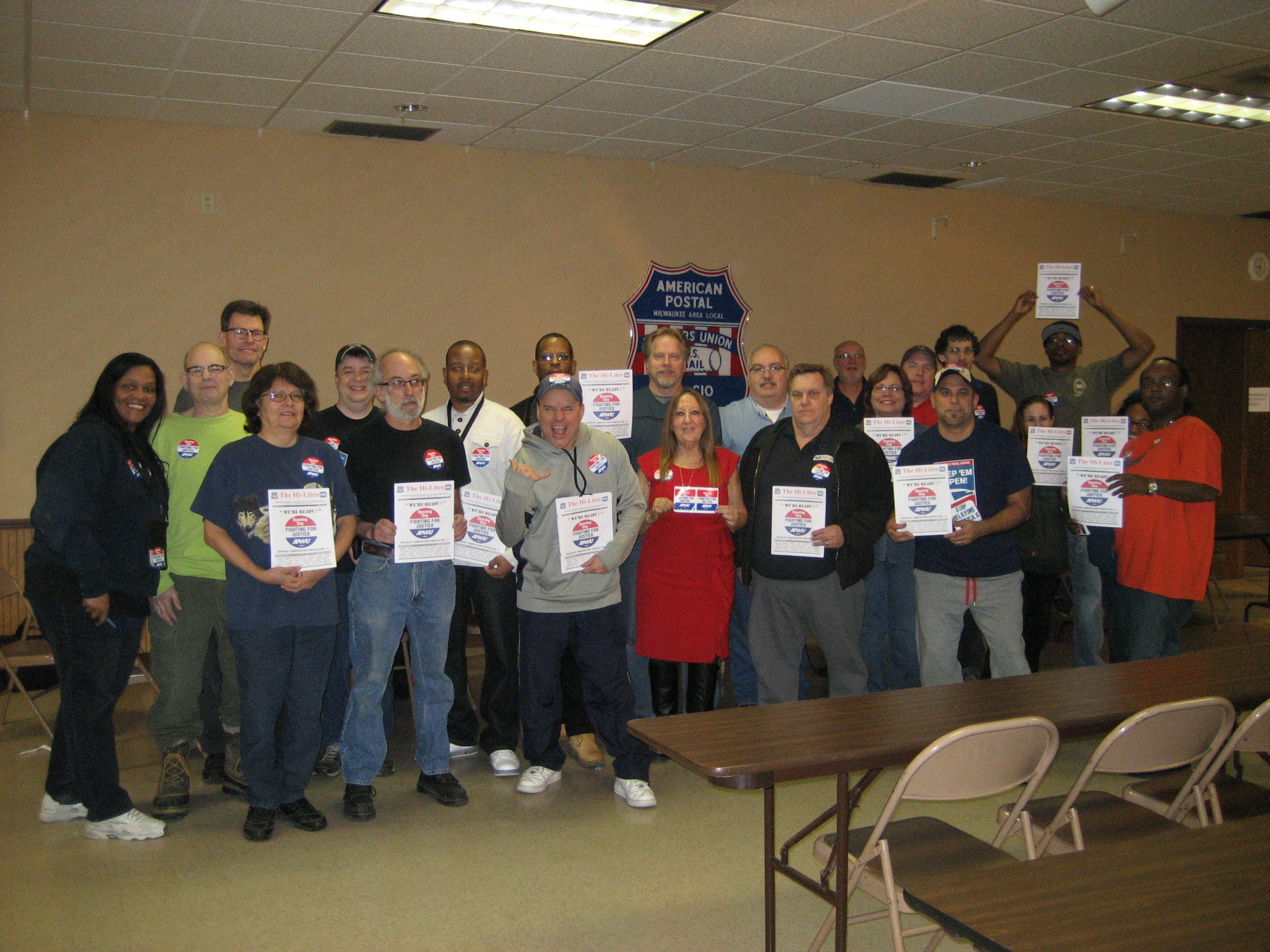 Milwaukee Wears Opening Day Stickers | American Postal Workers Union